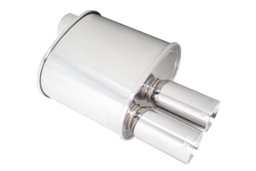 Megan Racing Universal Twin Stainless Steel Chrome 3.5 Inch Tips Muffler Tip PS Megan Racing Universal Twin Stainless Steel Chrome 3.5 Inch Tips Muffler Tip PS