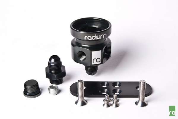 Radium For Fuel Pressure Regulator Adapter EVO X//Subaru//2JZ 14-0125