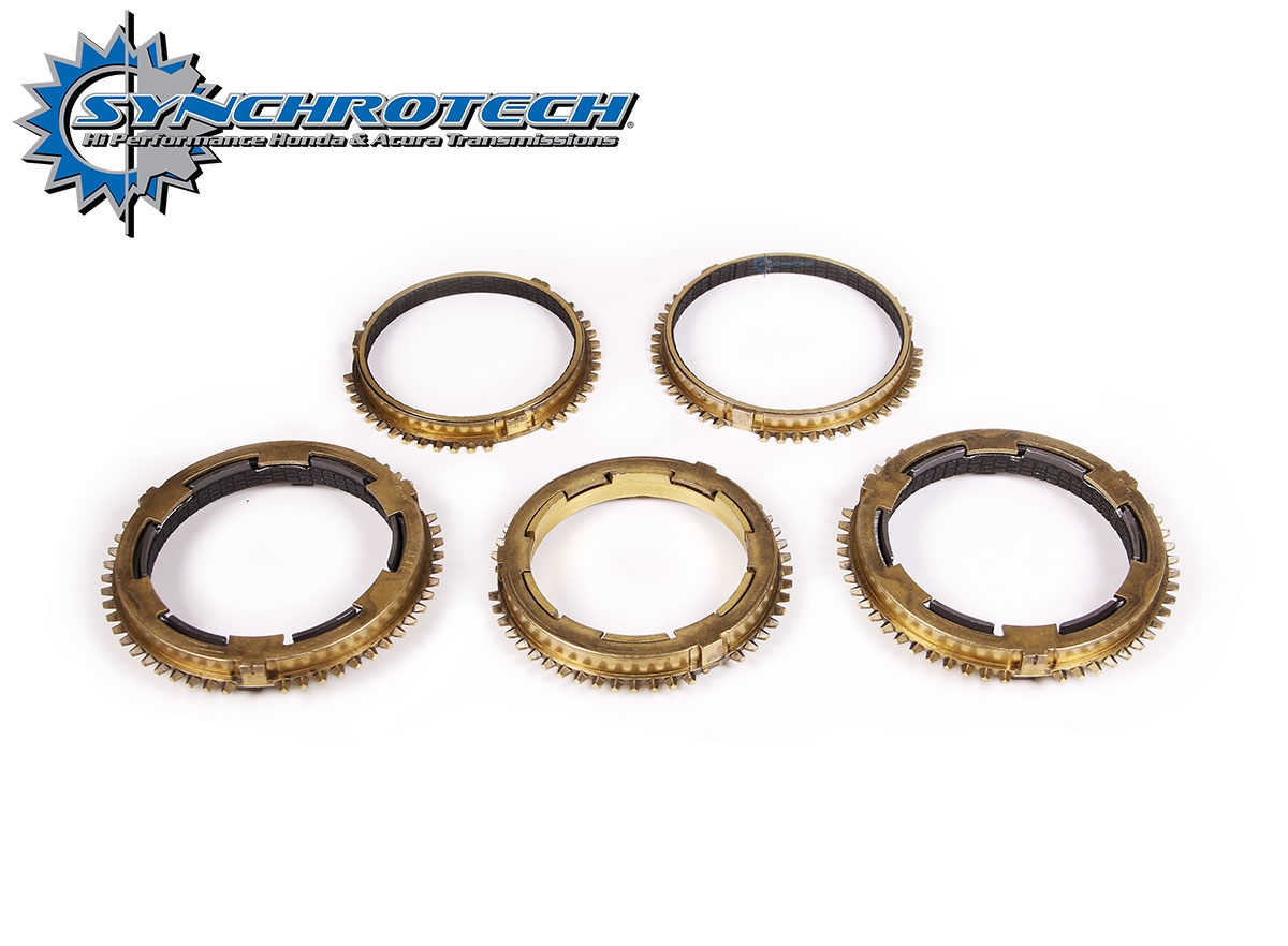 Synchrotech Pro Series Carbon Synchro Set 1-5: Mitsubishi EVOLUTION 8 & 9 (5-Speed Only) #30690