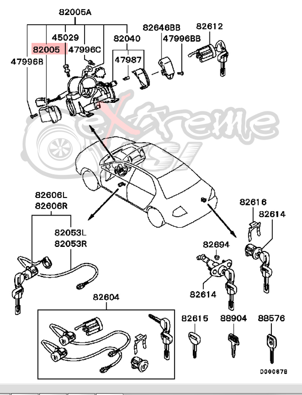 Mitsubishi Lancer Ignition Switch Wiring Diagram