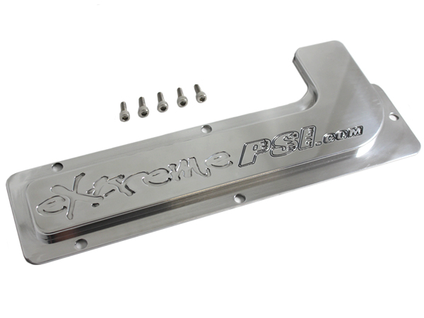 POLISHED ALUMINUM MOTOR SPARK PLUG ENGINE VALVE COVER 4G63
