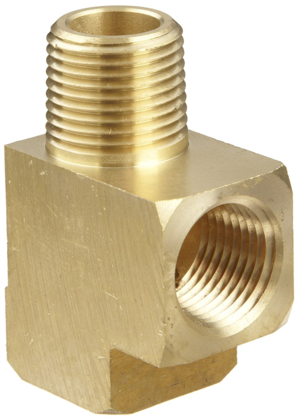 Boeray 2pcs 1/8 to 1/8 to 1/8 Female NPT Thread Brass Tee Pipe Tube Hose Fitting,Brass 3 Way Joint Boeray 2pcs 1/8 to 1/8 to 1/8 Female NPT Thread Brass Tee Pipe Tube Hose Fitting,Brass 3 Way Joint