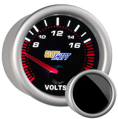 Glow Shift Tinted Series Volt Gauge