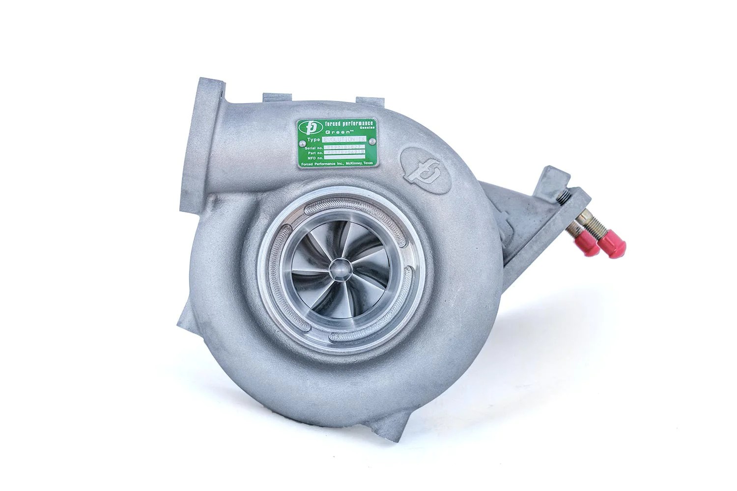 Forced Performance "FP57S UHF Green" Journal Bearing Turbocharger: Mitsubishi Evolution IX