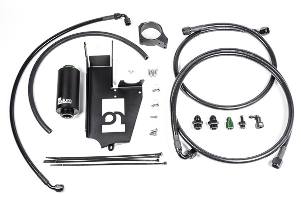 Radium Engineering Fuel Hanger Plumbing Kit: Mitsubishi Evolution 7-9 2001-2006