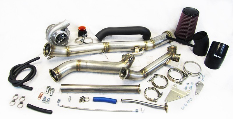 Extreme Turbo Systems V-Band Single Scroll Turbo Kit: Subaru STI 2015-2021 (Includes V2 MaxFlow V-Band Manifold)