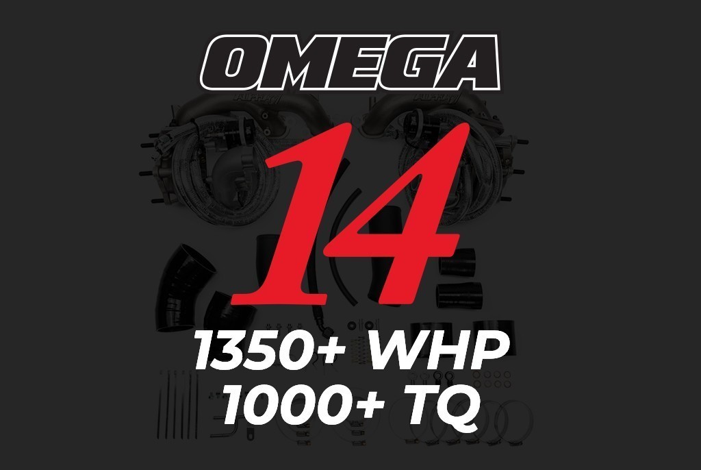 AMS Performance OMEGA 14 Turbo Kit: Nissan R35 GTR 2009+