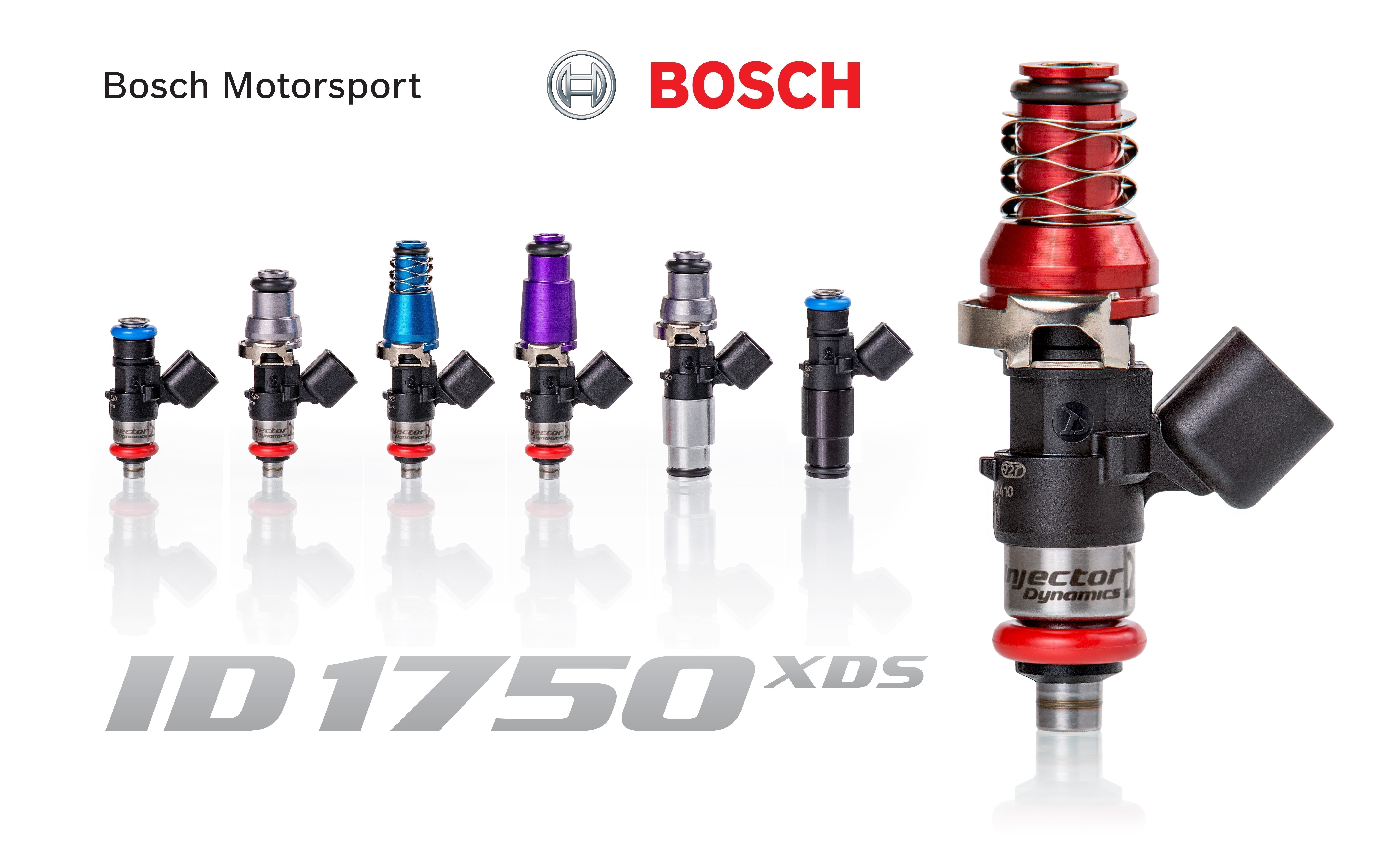 Injector Dynamics 1750x Fuel Injectors : Mitsubishi Eclipse 1990-1999 Turbo & Evolution 3-9 *With FREE Plug & Play Adapter*