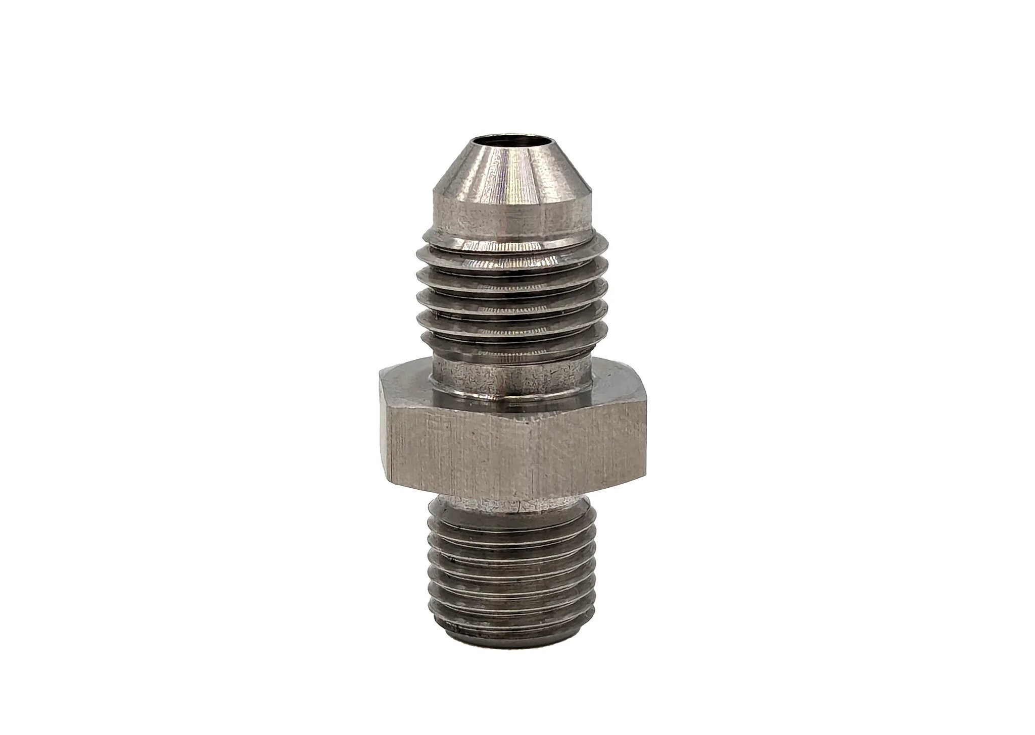 Xona Rotor Coolant Fitting with Crush Washer: M10 x 1.0 to -4AN