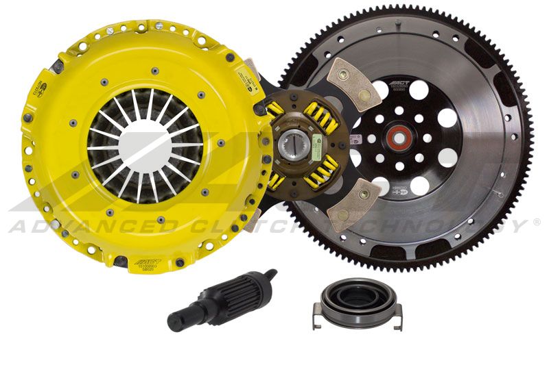 ACT Heavy-Duty Sprung 4 Pad Clutch Kit with Flywheel: Subaru WRX 2006-2021, WRX 2022+ (240mm Upgrade)