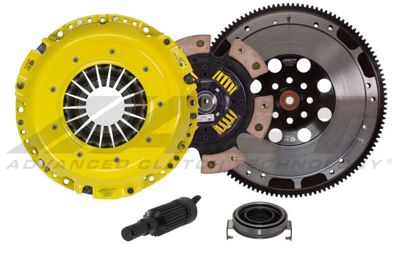 ACT Heavy-Duty Solid 6 Pad Clutch Kit with Flywheel: Subaru WRX 2006-2021, WRX 2022+ (240mm Upgrade)