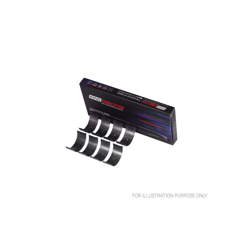 King XP Tri-Metal Racing Series Rod Bearing Set: Mitsubishi 4G63/4G64 6-Bolt DSM