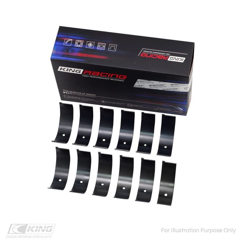 King XPC Tri-Metal Racing Series Rod Bearing Set: Toyota 2JZGE, 2JZGTE, 1JZGE