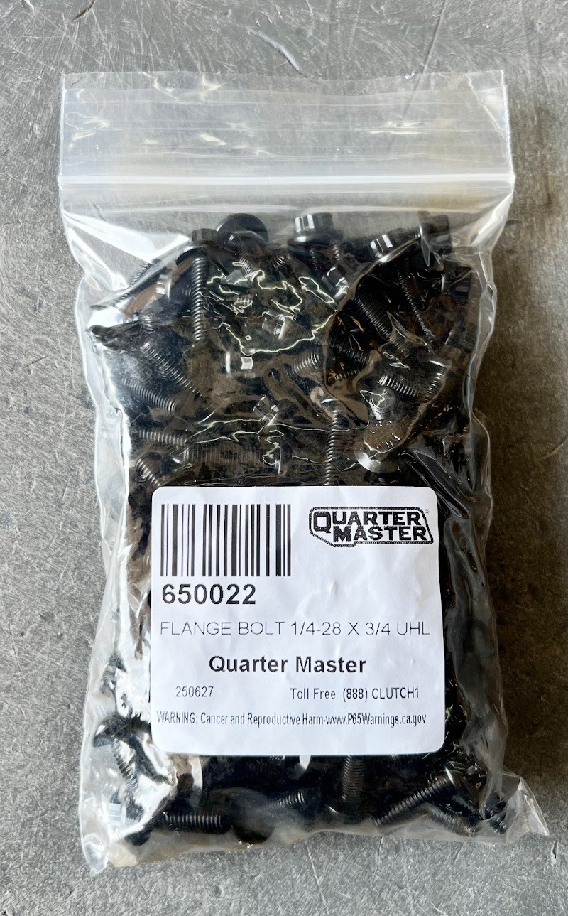 Quarter Master Pressure Plate Bolt (ARP) for 8 Leg Clutch Cover (Pack of 8) 