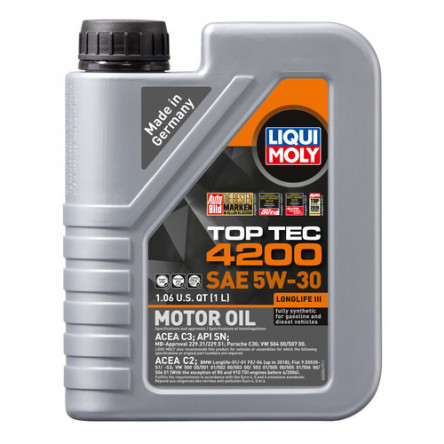 Liqui Moly Top Tec 4200 Motor Oil SAE 5W-30 (1 Liter) 