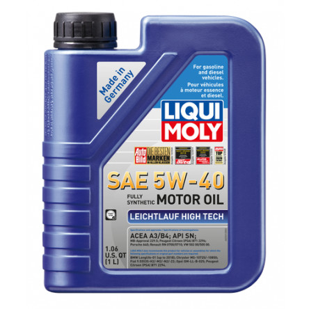 Liqui Moly Leichtlauf High Tech Motor Oil SAE 5W-40 (1 Liter)